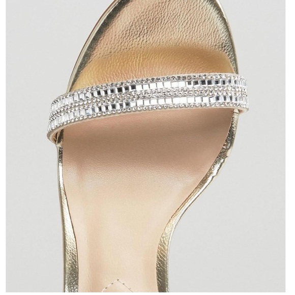 Aldo Diamond Rhinestone Heels - Picture 5 of 7